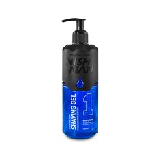 ГЕЛЬ ДЛЯ БРИТЬЯ NISHMAN SHAVING GEL BLUE N.1, 400 мл - Барбершоп - стильные и модные стрижки по доступной цене