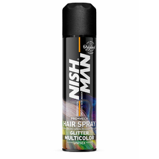 NISHMAN GLITTER HAIR SPRAY - MULTICOLOR, 150 мл - Барбершоп - стильные и модные стрижки по доступной цене
