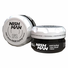 ПОМАДА ДЛЯ ВОЛОС NISHMAN HAIR STYLING FIBRE CREAM POMADE F1, 100 мл - Барбершоп - стильные и модные стрижки по доступной цене