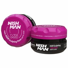 ПАСТА ДЛЯ ВОЛОС NISHMAN FIBRE HAIR SCULPTING  MATTE LOOK WAX M5, 100 мл - Барбершоп - стильные и модные стрижки по доступной цене
