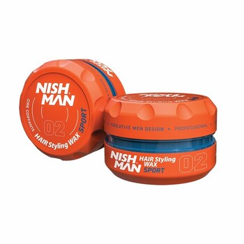 ВОСК ДЛЯ ВОЛОС NISHMAN AQUA HAIR STYLING  WAX 02 SPORT Аромат:  тропические фрукты, 100 мл - Барбершоп - стильные и модные стрижки по доступной цене