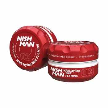 ВОСК ДЛЯ ВОЛОС NISHMAN AQUA HAIR STYLING  WAX 03 FLAMING Аромат:  тропическое манго, 150 мл - Барбершоп - стильные и модные стрижки по доступной цене