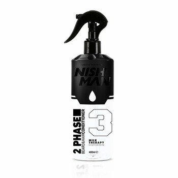ДВУХФАЗНЫЙ КОНДИЦИОНЕР ДЛЯ БОРОДЫ И ВОЛОС NISHMAN 2 PHASE CONDITIONER (MILK THERAPY), 400 мл - Барбершоп - стильные и модные стрижки по доступной цене