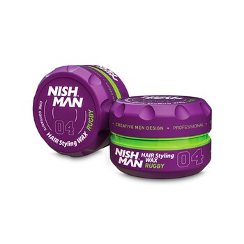 ВОСК ДЛЯ ВОЛОС NISHMAN AQUA HAIR STYLING  WAX 04 RUGBY Аромат:  восточные цветы, 100 мл - Барбершоп - стильные и модные стрижки по доступной цене
