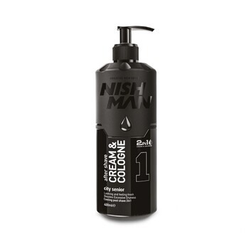 КРЕМ ПОСЛЕ БРИТЬЯ NISHMAN AFTER SHAVE CREAM + COLOGNE 2in1 (Аромат: CITY SENIOR), 200 мл - Барбершоп - стильные и модные стрижки по доступной цене