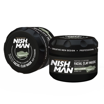 МАСКА ДЛЯ ЛИЦА NISHMAN FACE CLAY MASK, 450 мл - Барбершоп - стильные и модные стрижки по доступной цене
