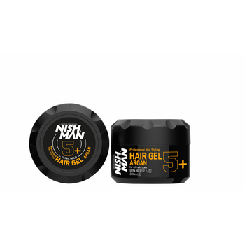 NISHMAN ULTRA HOLD HAIR STYLING GEL ARGAN 5+, 300 мл - Барбершоп - стильные и модные стрижки по доступной цене