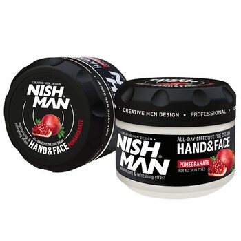 КРЕМ ДЛЯ РУК И ЛИЦА NISHMAN HAND & FACE CREAM 300 ML POMEGRANATE EXTRACT Аромат: гранат, 300 мл - Барбершоп - стильные и модные стрижки по доступной цене