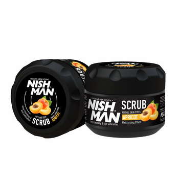 СКРАБ ДЛЯ ЛИЦА NISHMAN FACIAL SCRUB APRICOT абрикос, 300 мл - Барбершоп - стильные и модные стрижки по доступной цене
